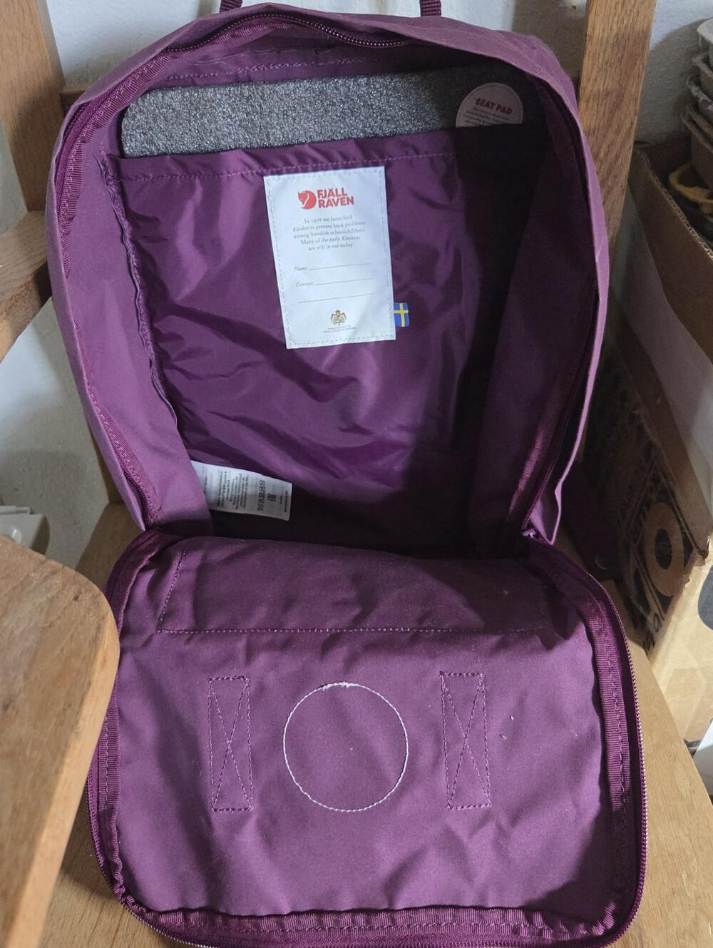 Fjallraven Classic Kanken Royal Purple - Picture 3 of 12